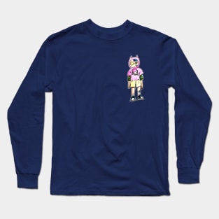 Crayon Catboy Long Sleeve T-Shirt